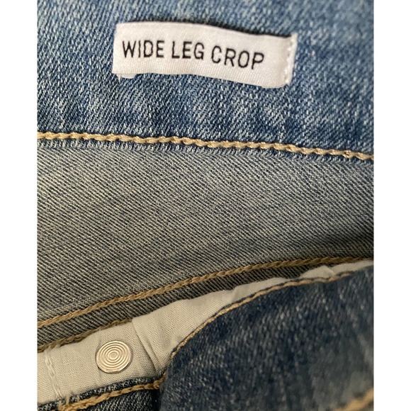 William Rast Women’s Wide Leg Crop Jeans Light Blue Bottoms Size 2/26 NWT - Picture 7 of 7